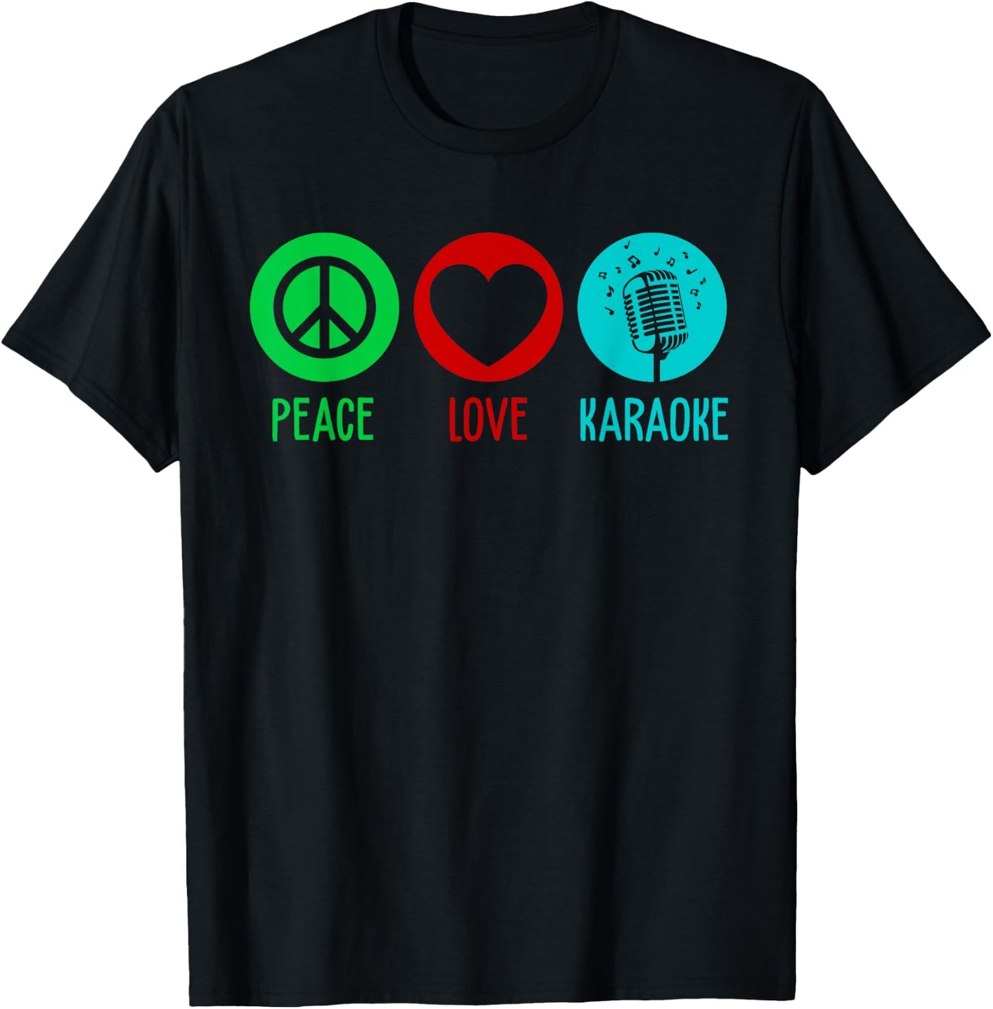 Cool Karaoke Women Singer Singing KTV Karaoke Lovers T-Shirt - T-Shirt | Black