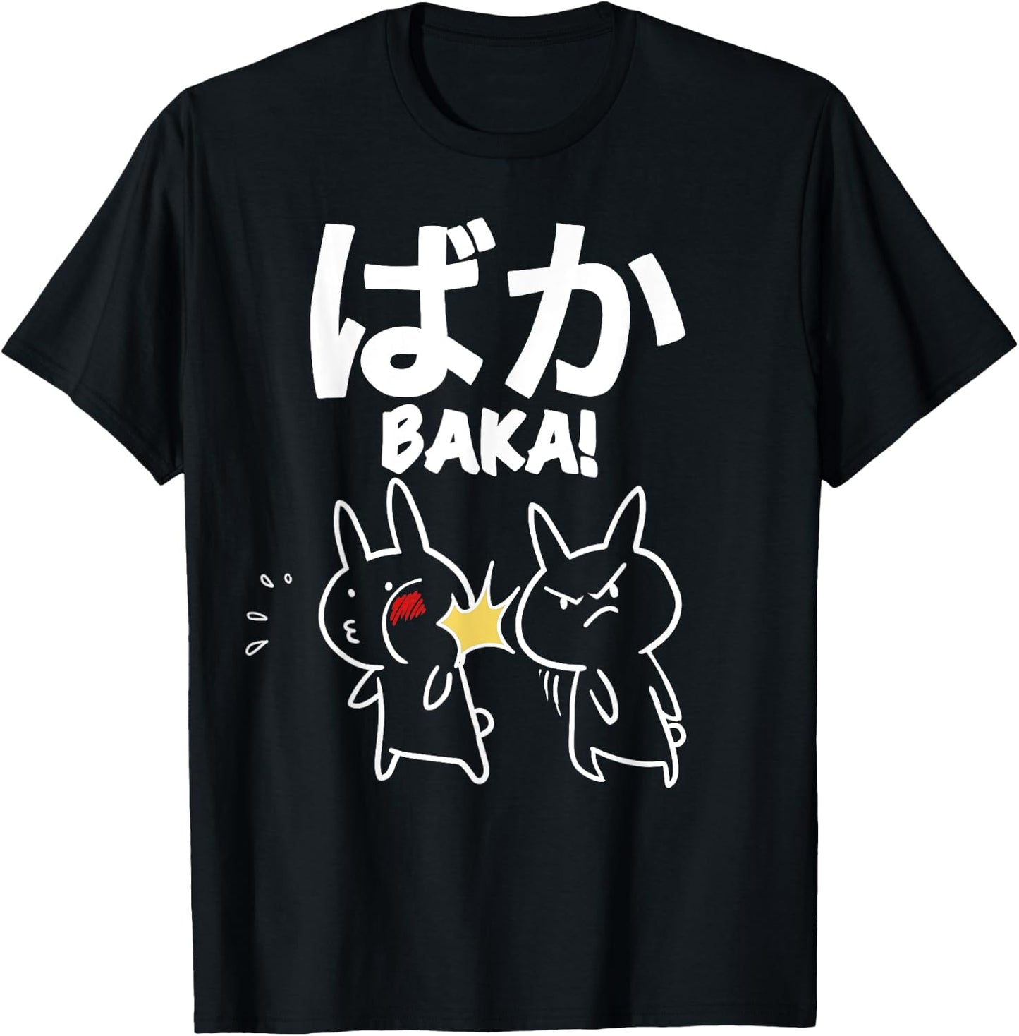 Baka Rabbit Slap funny Anime Baka Rabbit Slap T-Shirt - T-Shirt | Black