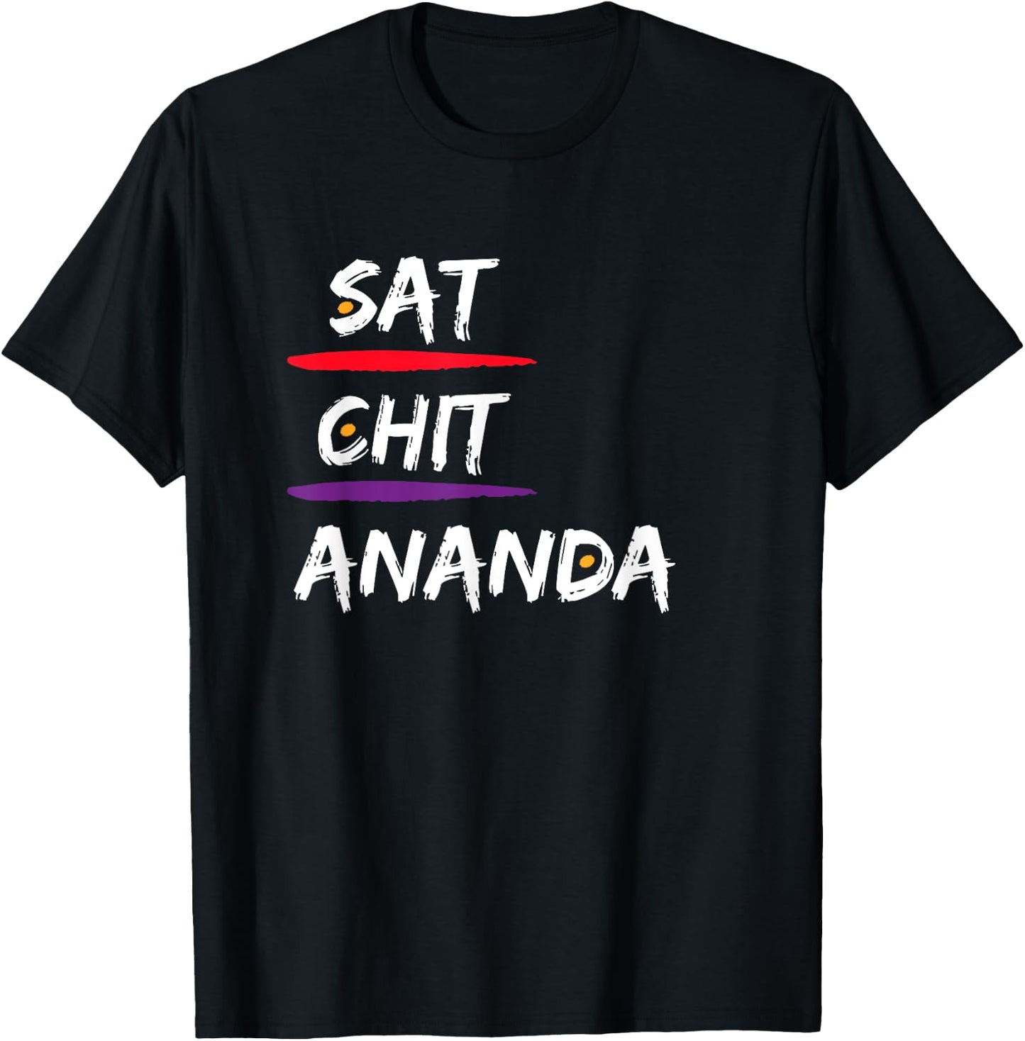 Sat - Chit - Ananda | Truth, Consciousness, Bliss T-Shirt - T-Shirt | Black