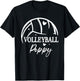 Volleyball Poppy Cute Poppy Volleyball Sport T-Shirt - T-Shirt | Black