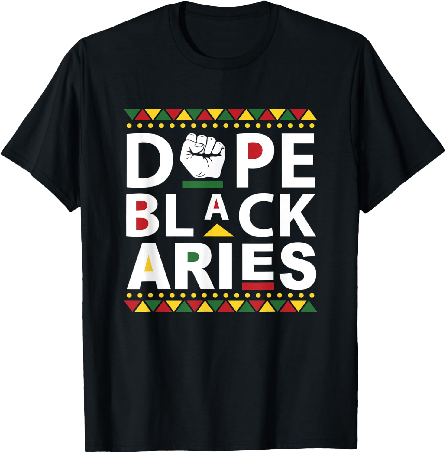 African American Aries, Black Man Black Woman Melanin Aries T-Shirt - T-Shirt | Black