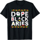 African American Aries, Black Man Black Woman Melanin Aries T-Shirt - T-Shirt | Black