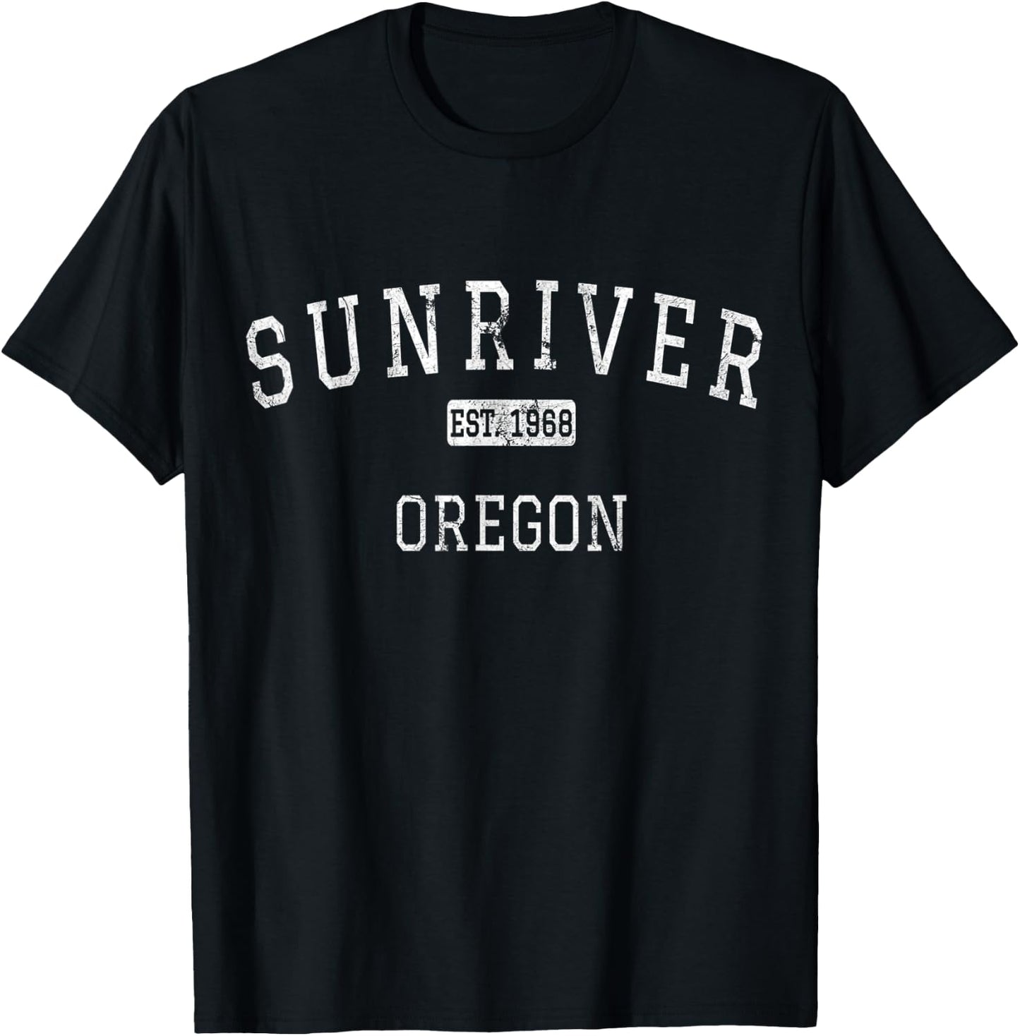 Sunriver Oregon OR Vintage T-Shirt - T-Shirt | Black