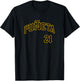 Puneta 21 Puerto Rico 21 Boricua Baseball Santurce Souvenir T-Shirt - T-Shirt | Black