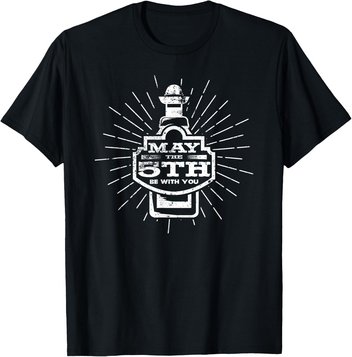May The 5th Be With You Funny Tequila Lover T Shirt T-Shirt - T-Shirt | Black