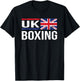 UK Boxing Great Britain Flag Gym Sparring Amateur Sport T-Shirt - T-Shirt | Black