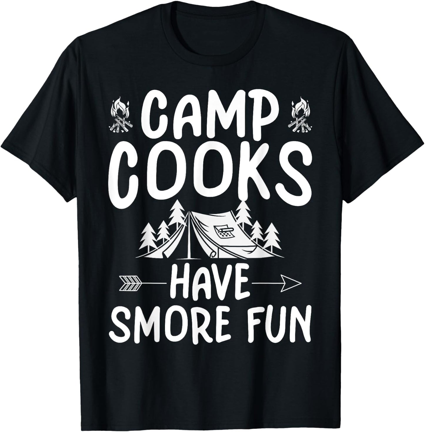 Funny Summer Camp Cook - Have Smore Fun Men Women Kids T-Shirt - T-Shirt | Black