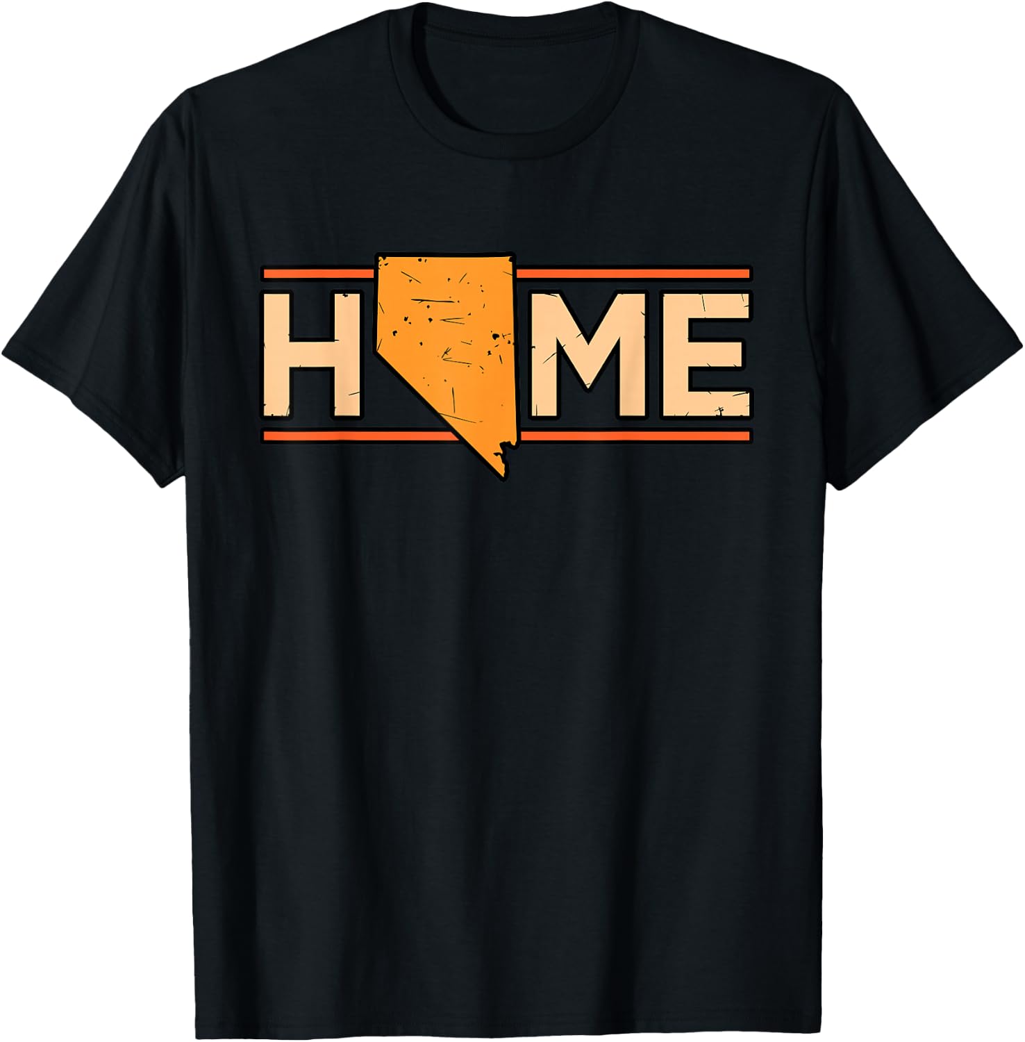 Retro Nevada America USA T-Shirt - T-Shirt | Black