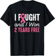 Breast Cancerversary 2 Years Breast Cancer Free Shirt Gift T-Shirt - T-Shirt | Black