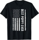 Father's day Best Poppy Ever US American Flag Gift Grandpa Men T-Shirt - T-Shirt | Black