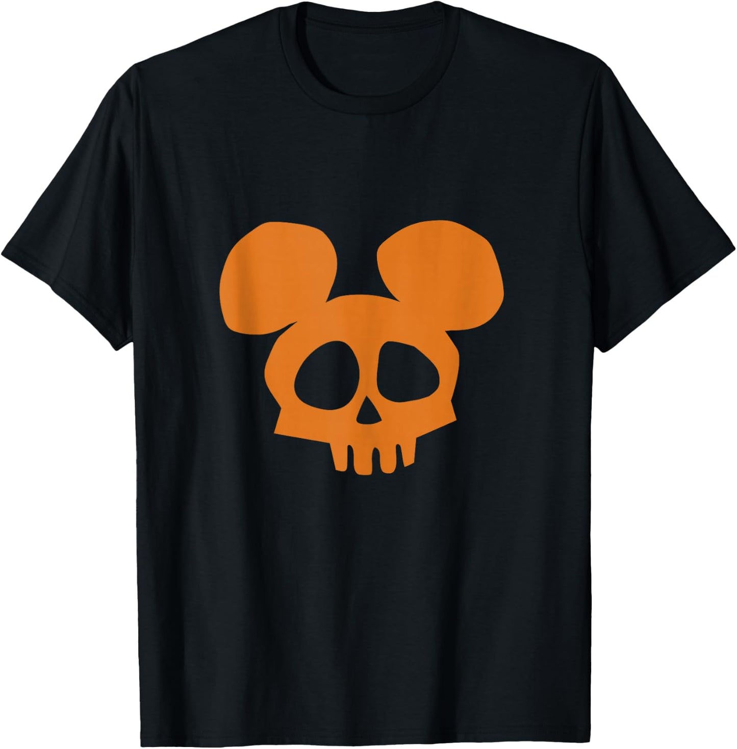 Disney Mickey Mouse Skull Halloween T-Shirt - T-Shirt | Black
