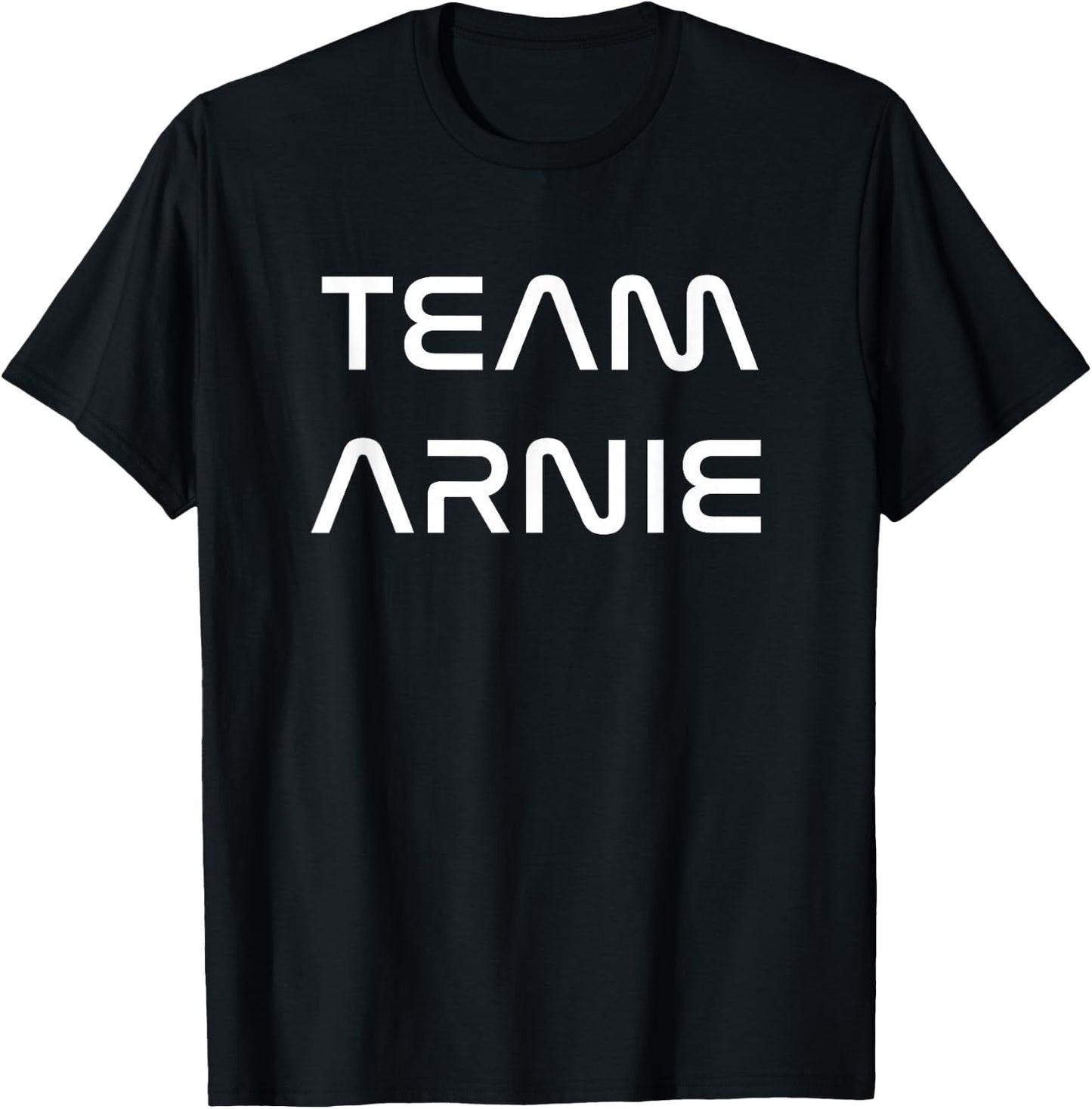 Cool White Font: Team Arnie T-Shirt - T-Shirt | Black