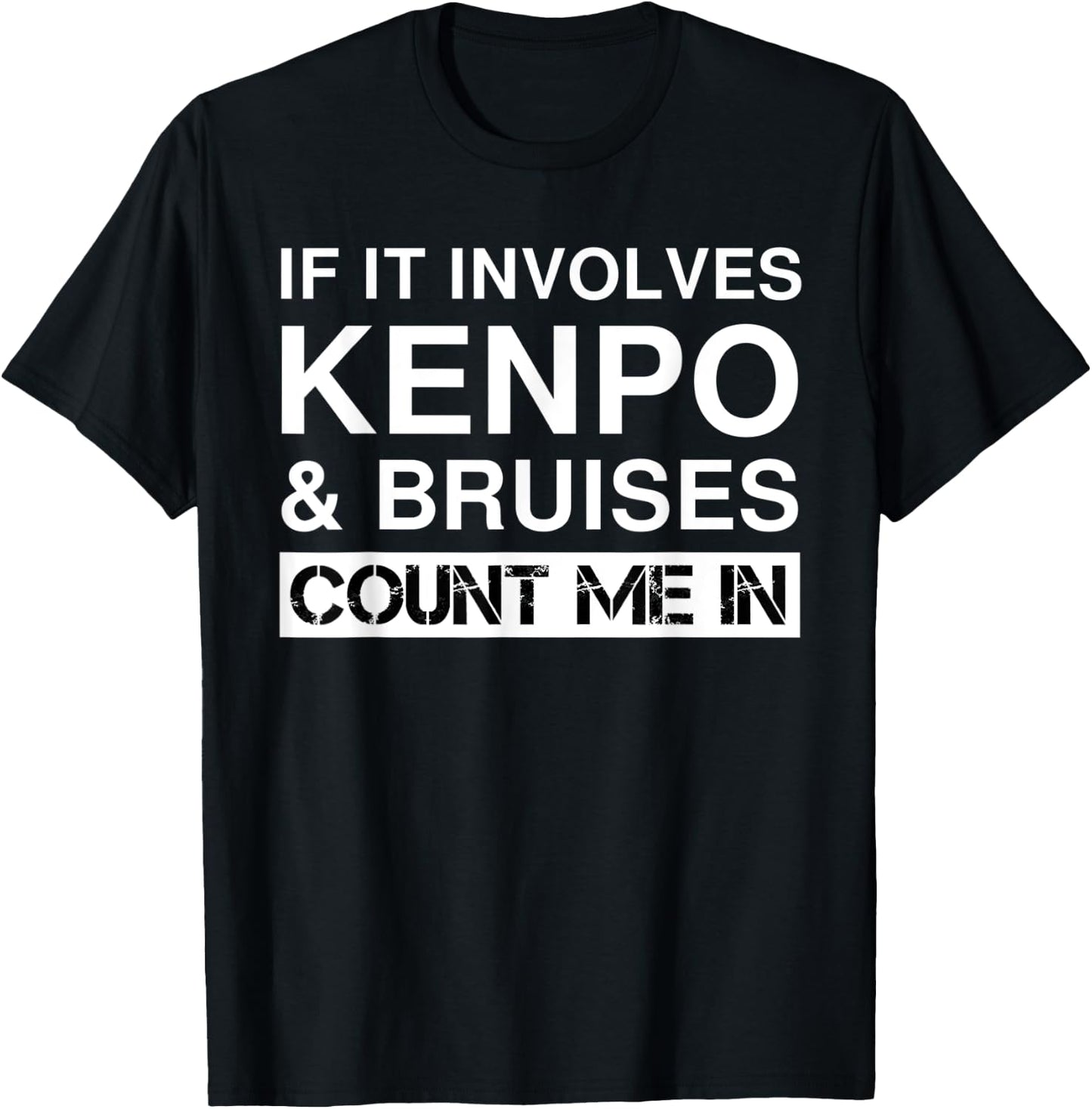 Funny Japanese American Kenpo Fighter Fighting Martial Arts T-Shirt - T-Shirt | Black