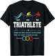 Humorous Triathlon Gift Sports Cycling Running T-Shirt - T-Shirt | Black