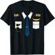 Pilot Uniform Costume Airplane Aviation Flying Airline Gift T-Shirt - T-Shirt | Black
