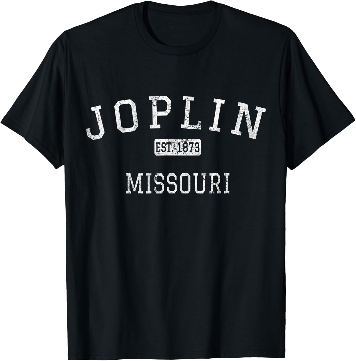 Joplin Missouri MO Vintage T-Shirt - T-Shirt | Black