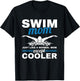 Swimmer Mother Swimming Women Swim Mom Like A Normal Mom T-Shirt - T-Shirt | Black