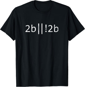 2b Coder Programmer Computer Developer Script HTML T-Shirt - T-Shirt | Black