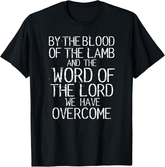 Bible Verse Revelation 12:11 T-Shirt - T-Shirt | Black
