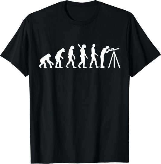 Evolution astronomy T-Shirt - T-Shirt | Black