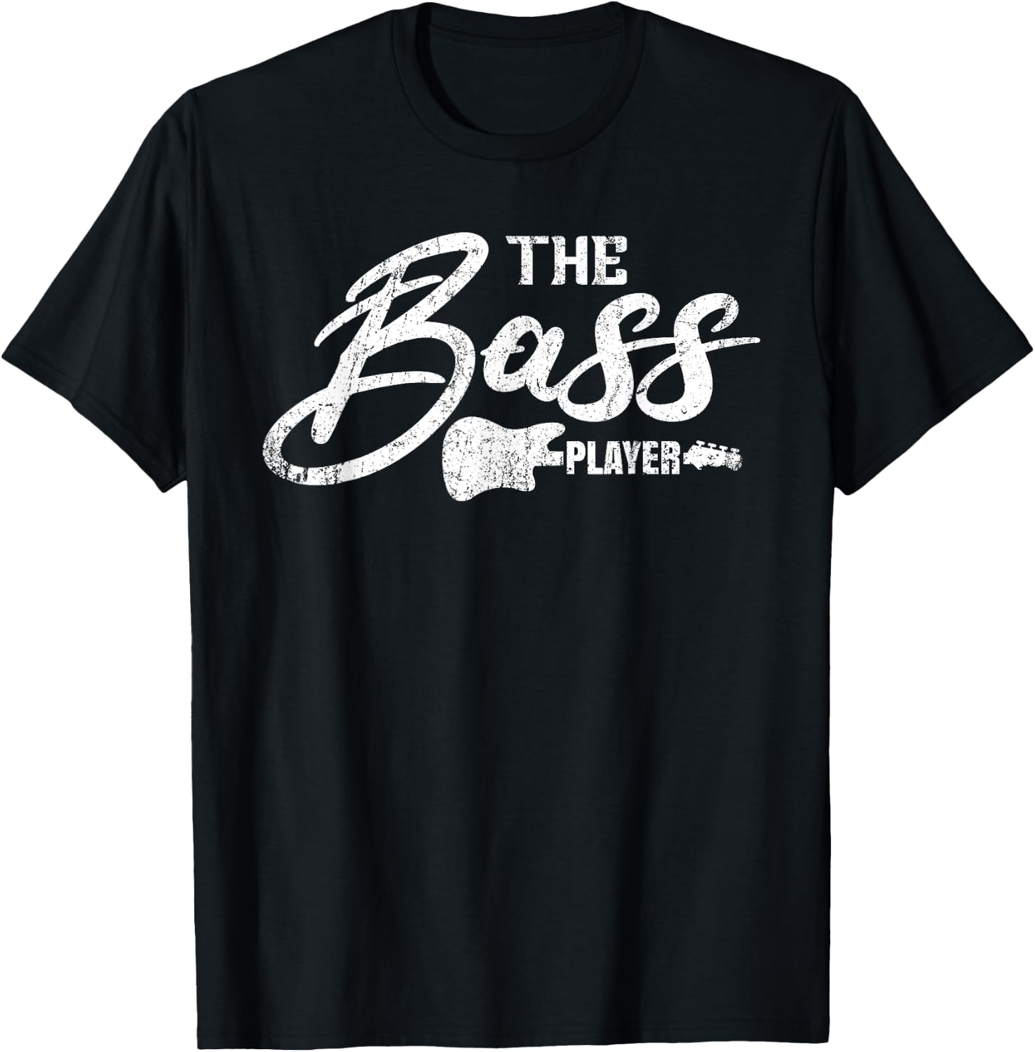 The Bass Player Guitarist Guitar Player Musician Music Bass T-Shirt - T-Shirt | Black
