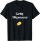Gelty Pleasures Funny Hanukkah Channuka Gelt Dreidel Latke T-Shirt - T-Shirt | Black