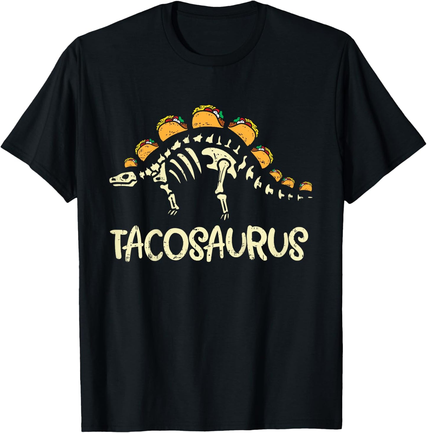 Kids Tacosaurus Skeleton Dino Toddler Boys Cinco De Mayo Kids T-Shirt - T-Shirt | Black