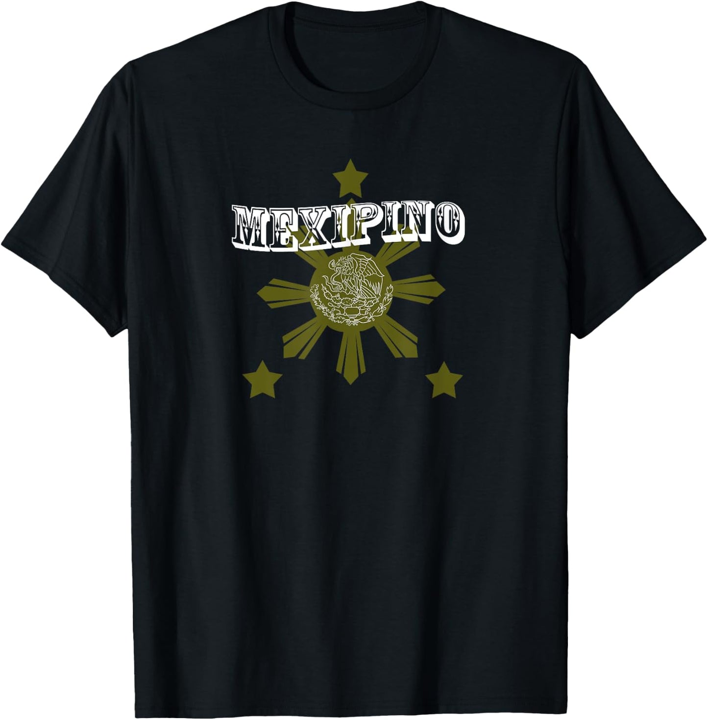 Philippines Mexico Filipino Proud Mexipino Mexican Hispanic T-Shirt - T-Shirt | Black