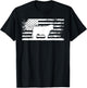 Hereford Rancher - American Flag for Hereford Cow Farmer T-Shirt - T-Shirt | Black