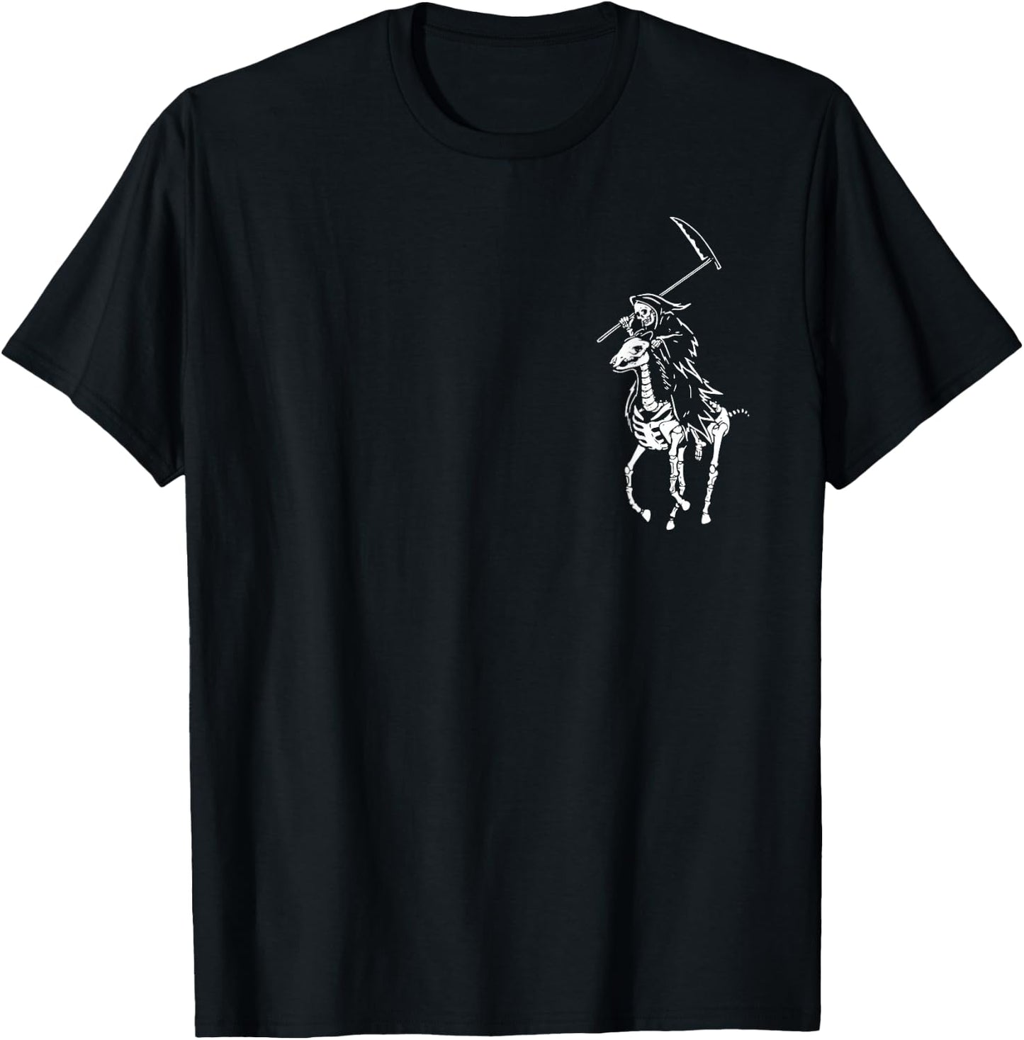Polo Grim Reaper Vintage Death T-Shirt - T-Shirt | Black