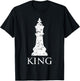 Funny Chess Pieces King Chess player Checkmate T-Shirt - T-Shirt | Black