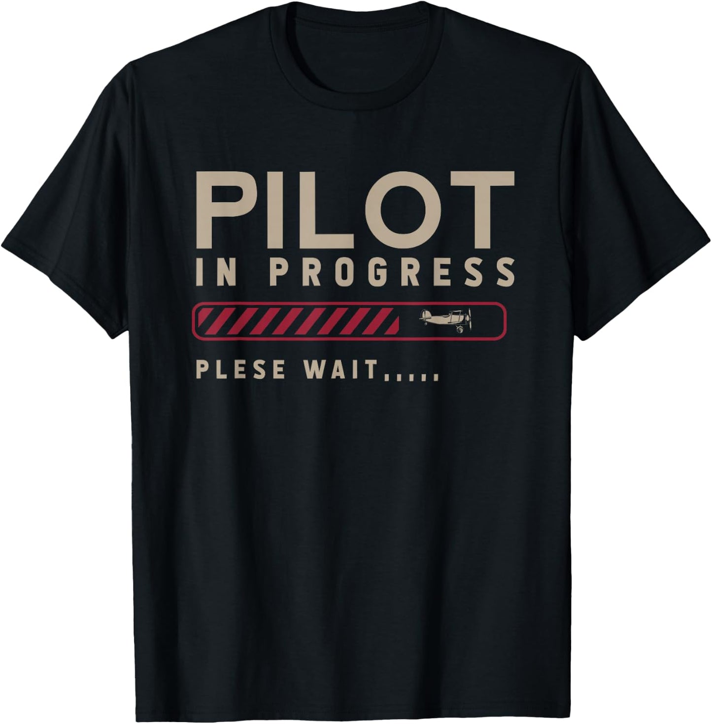 Aeroplane Aviator Co Pilot Gift Future Pilot T-Shirt - T-Shirt | Black