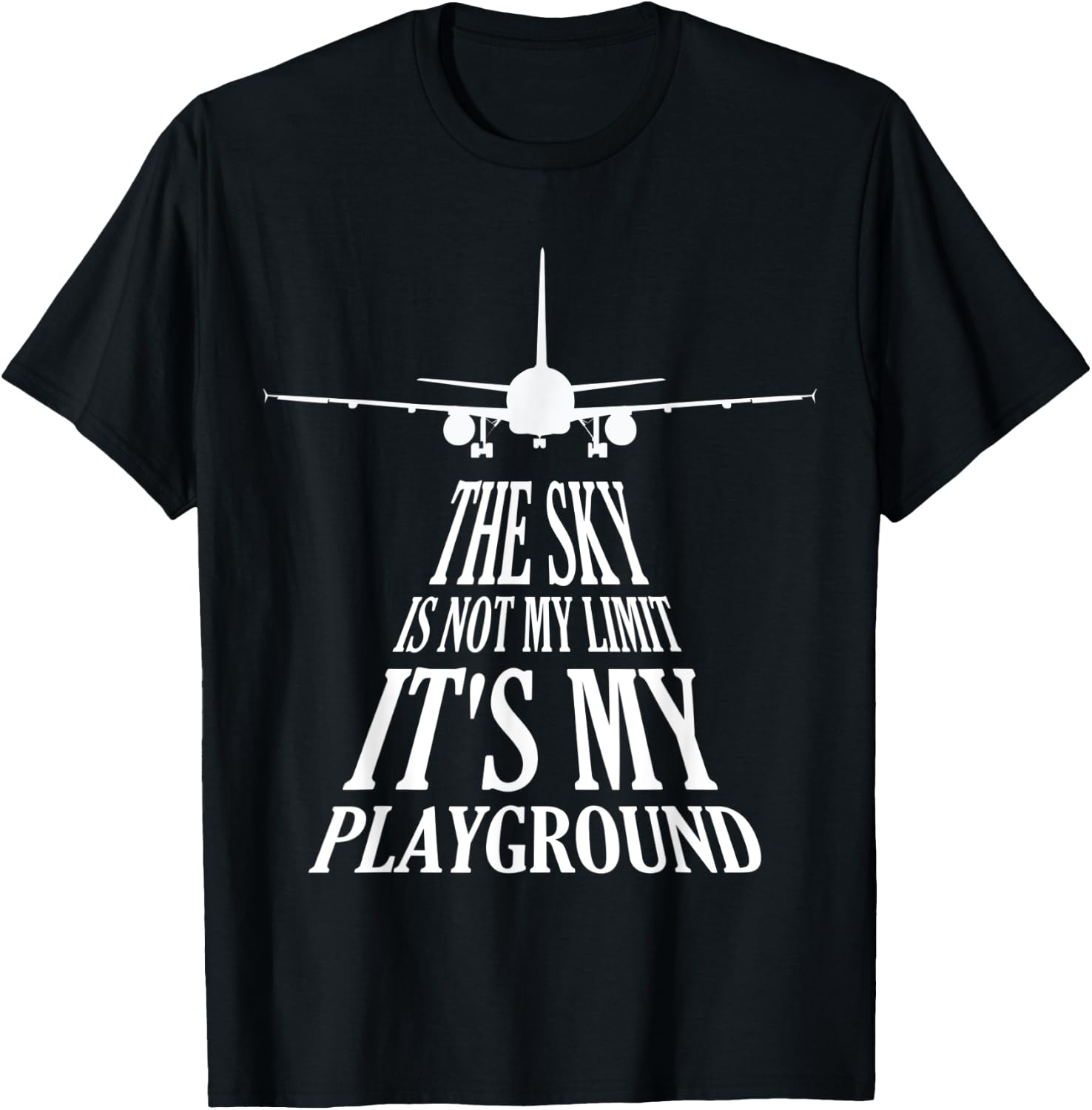 Aviation Apparel , Airplane For Pilots Aviation Lover T-Shirt - T-Shirt | Black