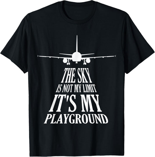 Aviation Apparel , Airplane For Pilots Aviation Lover T-Shirt - T-Shirt | Black