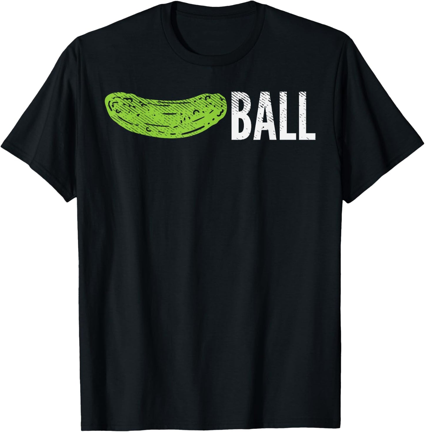 Pickle Ball Funny Pickleball Sport Pun Player Men Women Gift T-Shirt - T-Shirt | Black