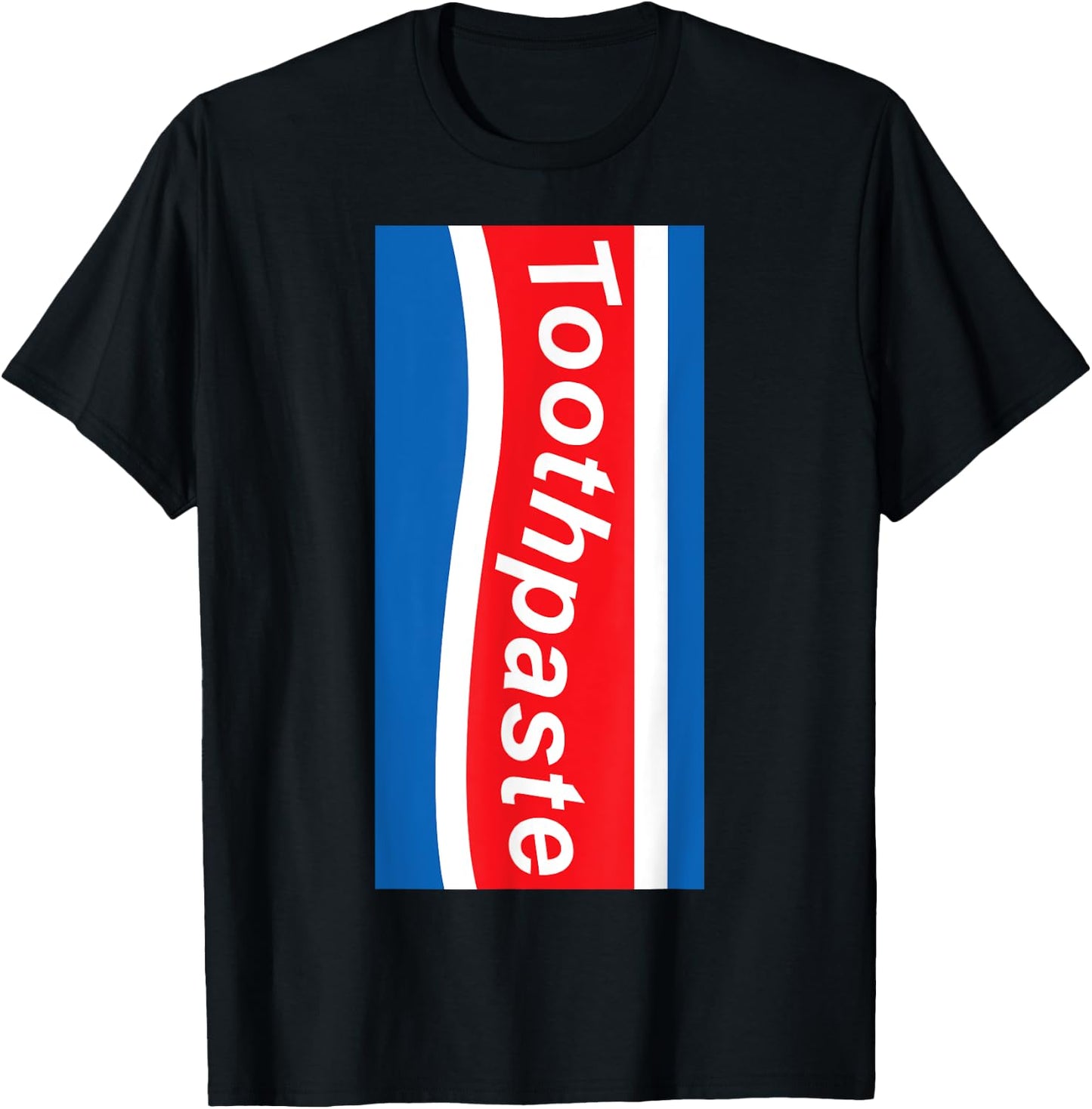 Toothpaste Easy Tooth Toothpaste Couple Halloween Costume T-Shirt - T-Shirt | Black