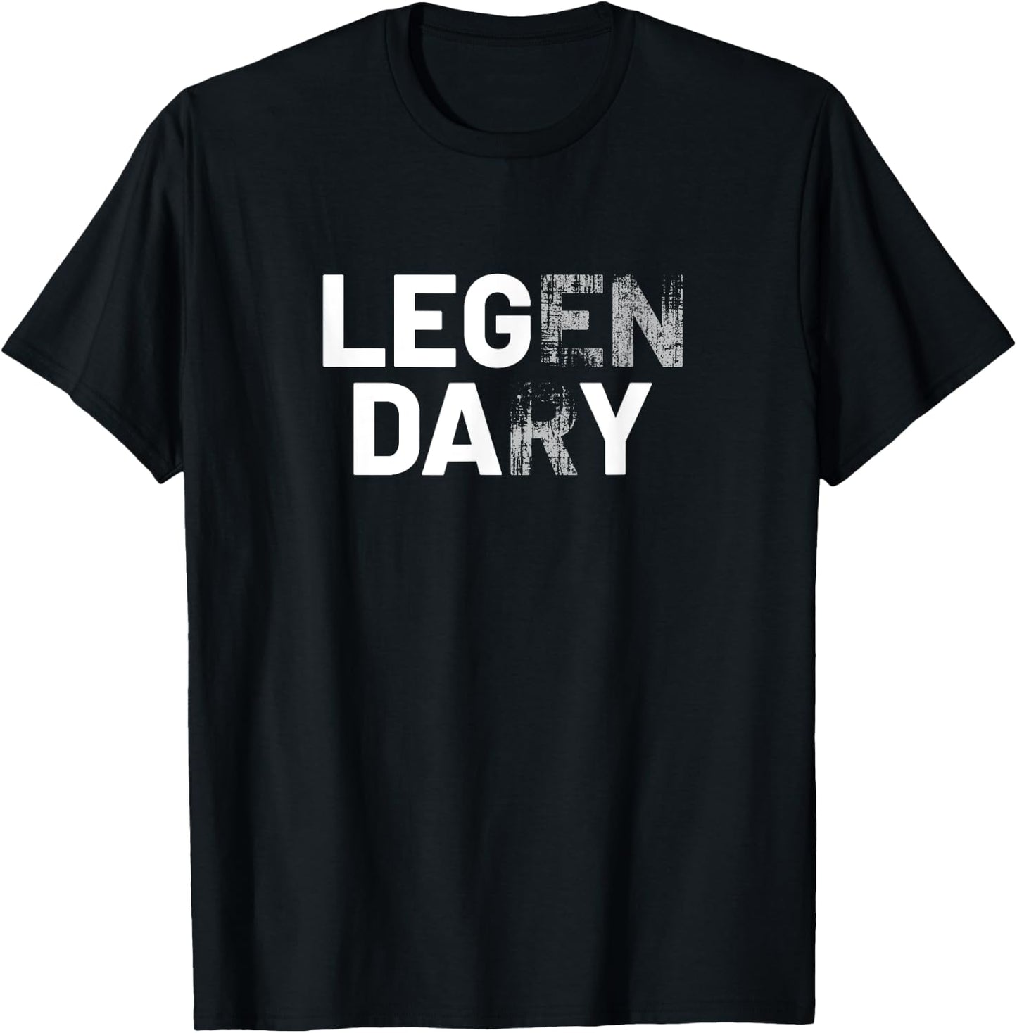 Leg Day Legend - Never Skip Leg Day - Funny Gym T-Shirt - T-Shirt | Black