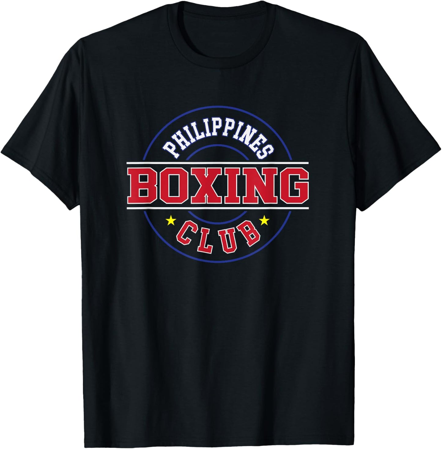 Philippines Boxing Club Gym Boxer Filipino Pinoy Pride T-Shirt - T-Shirt | Black