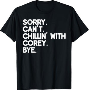 COREY First Name Funny Personalized Named Friend Of T-Shirt - T-Shirt | Black