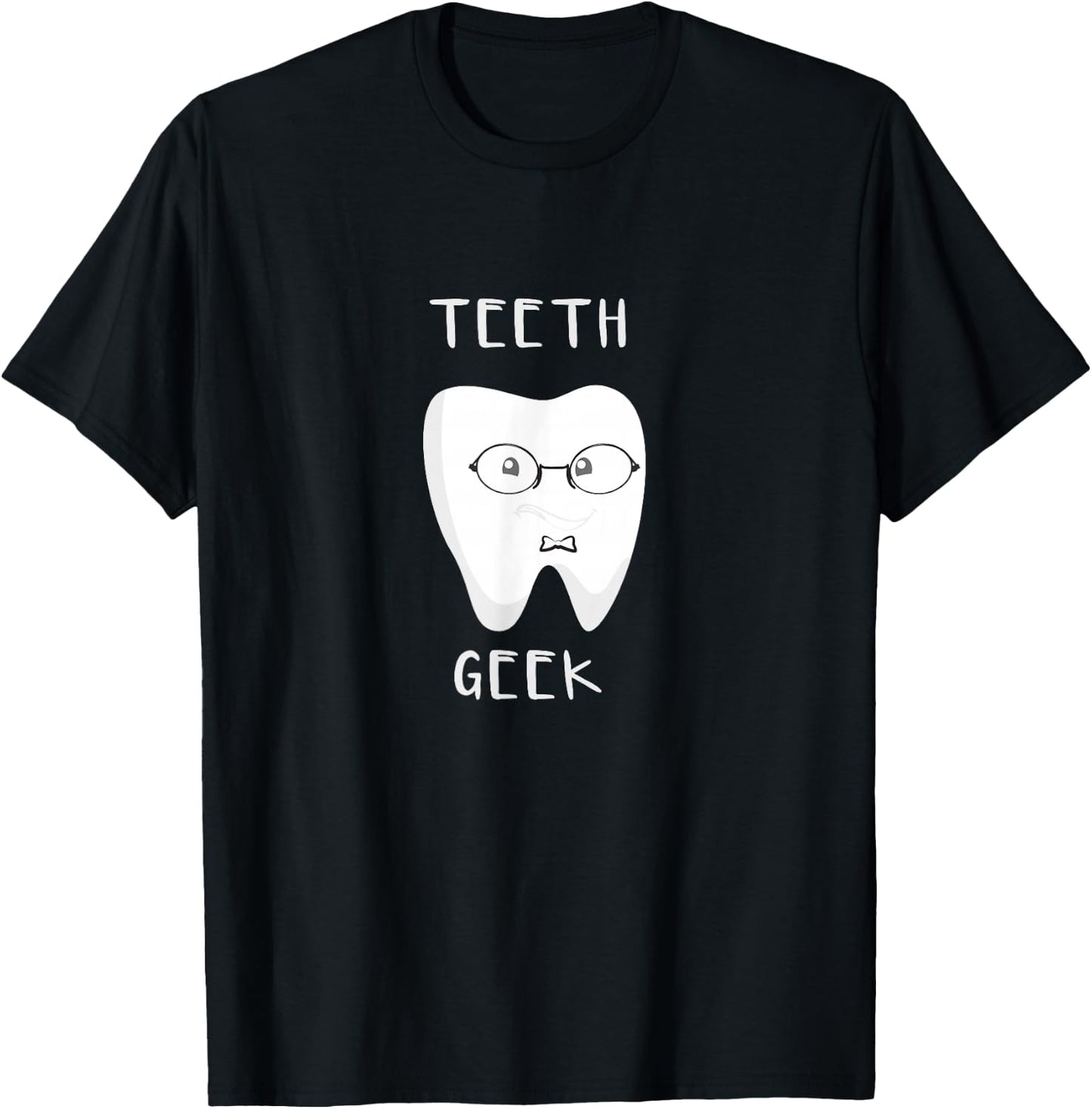 Teeth Geek Dental Themed T-Shirt - T-Shirt | Black