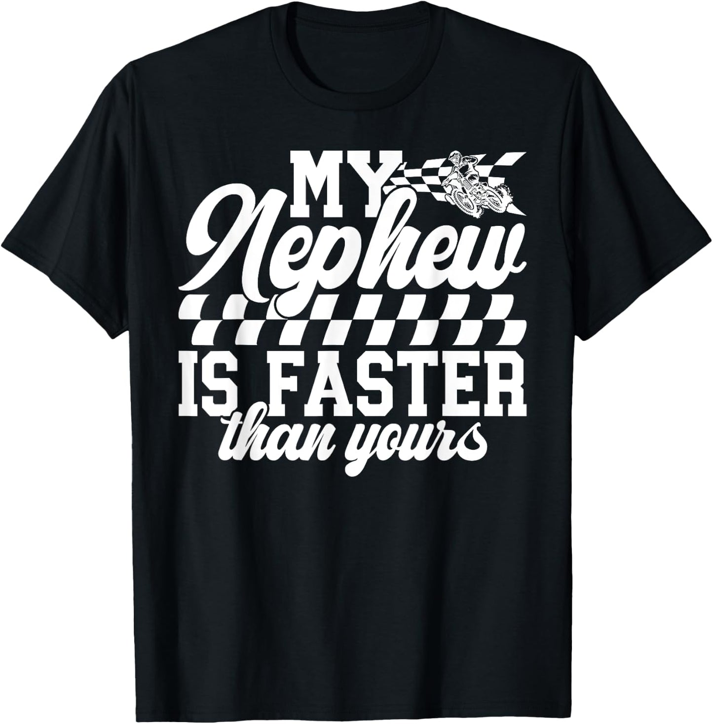 Motocross Aunt Proud Motocross Rider Auntie T-Shirt - T-Shirt | Black