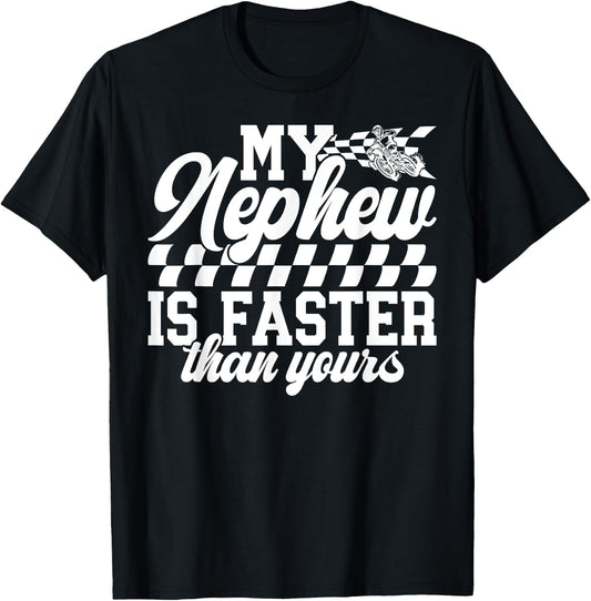 Motocross Aunt Proud Motocross Rider Auntie T-Shirt - T-Shirt | Black