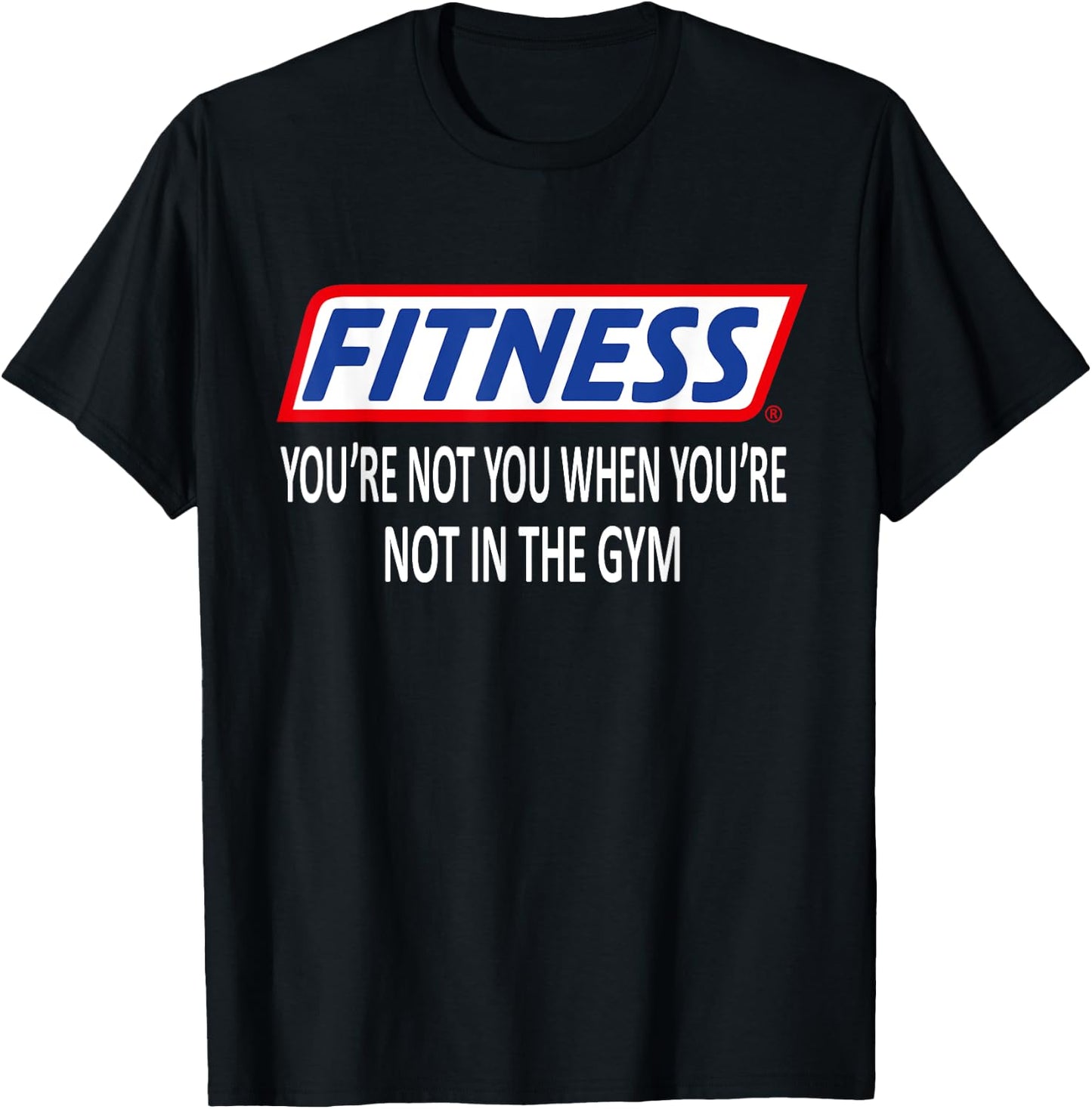 Fitness Gym workout Slogan T-Shirt - T-Shirt | Black