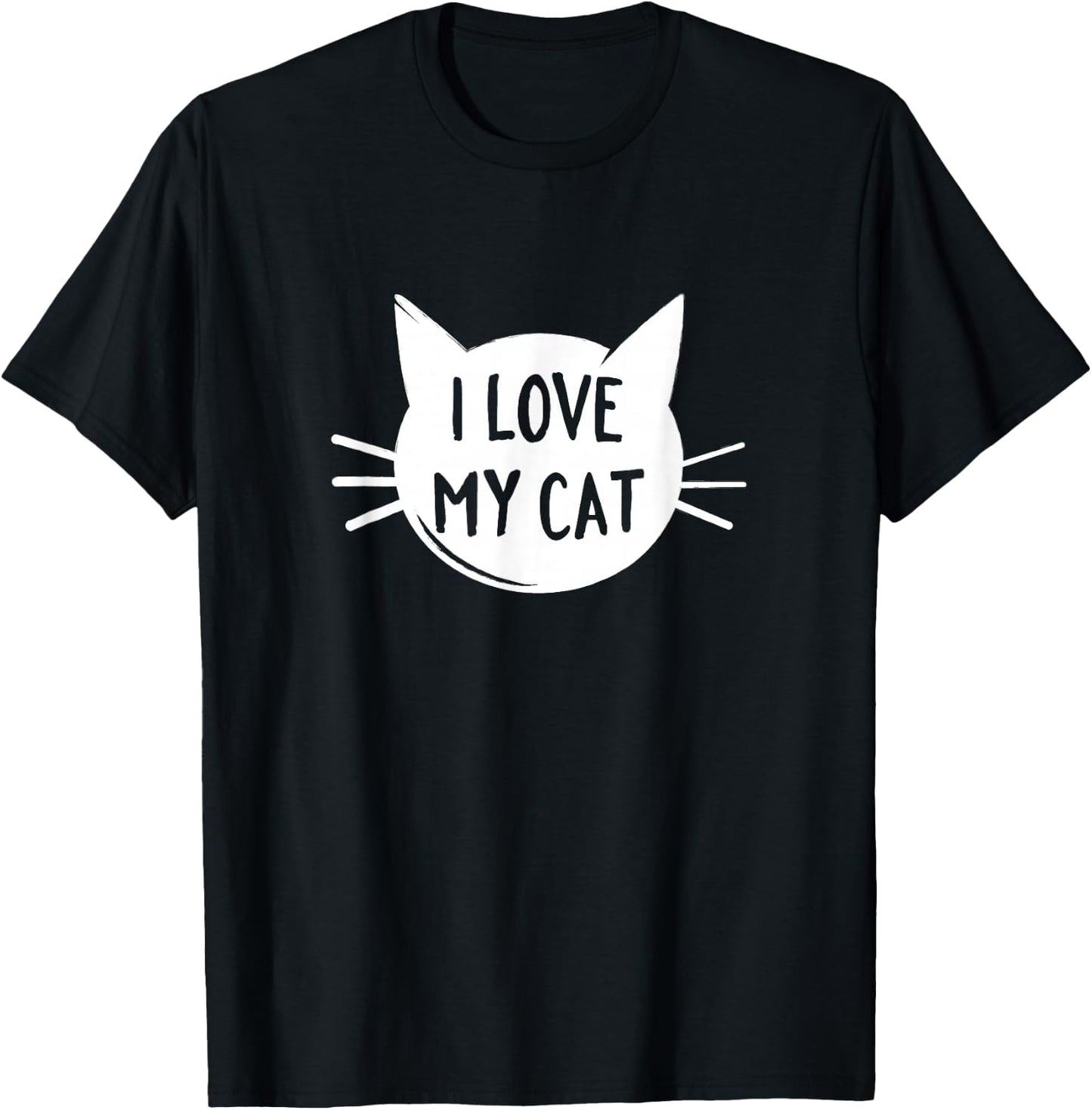 I Love my cat T-Shirt - T-Shirt | Black