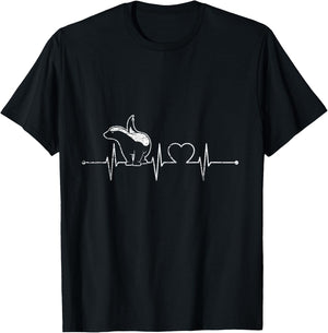 Heartbeat Honey Badger T-Shirt - T-Shirt | Black