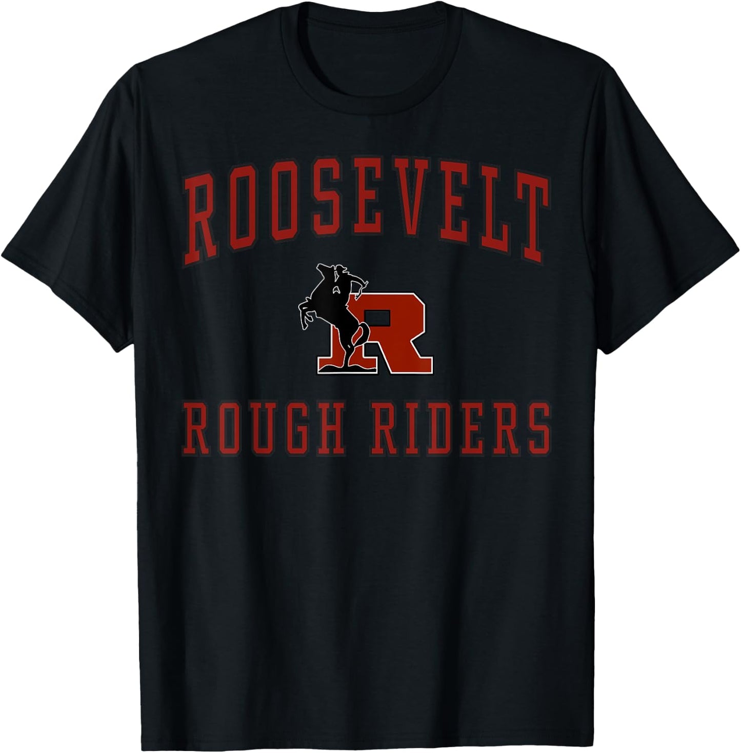 Roosevelt High School Rough Riders C1 T-Shirt - T-Shirt | Black