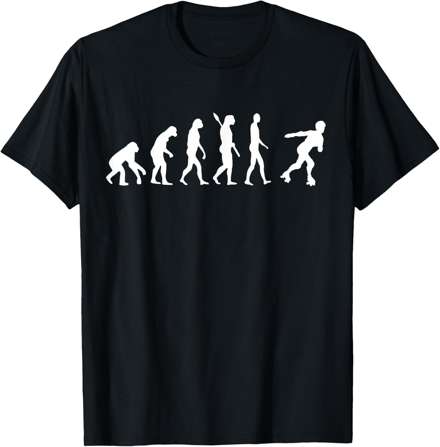 Roller Skates Rider Evolution Roller Skating Inline Skates T-Shirt - T-Shirt | Black
