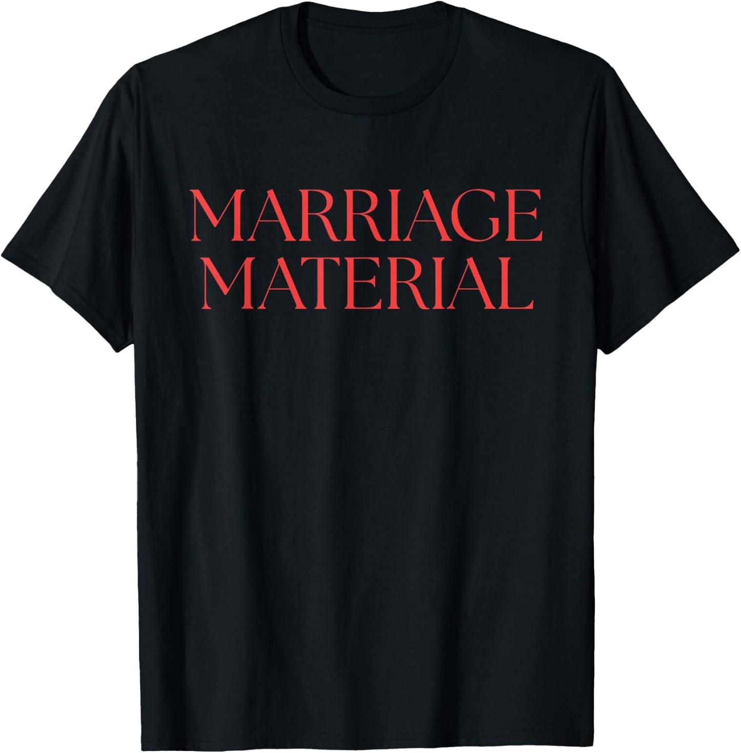 Marriage Material Bride Bridal Shower T-Shirt - T-Shirt | Black