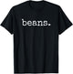 Beans - Funny Barista Coffee Bean, Espresso Bean, Bean Lover T-Shirt - T-Shirt | Black