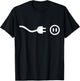 Plug outlet T-Shirt - T-Shirt | Black